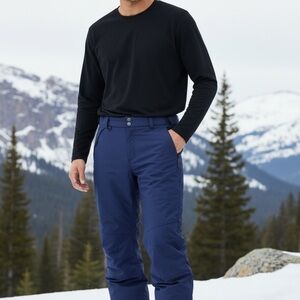 White Sierra Men's Blue Joggers